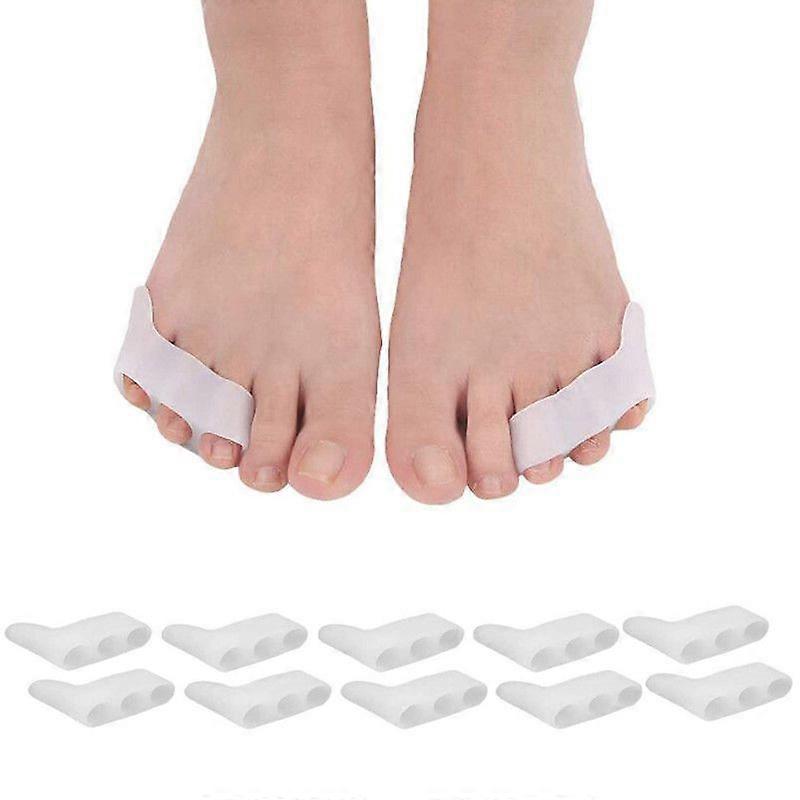 Toe Separators, Overlapping Toe Corrector, Triple Gel Toe Separator