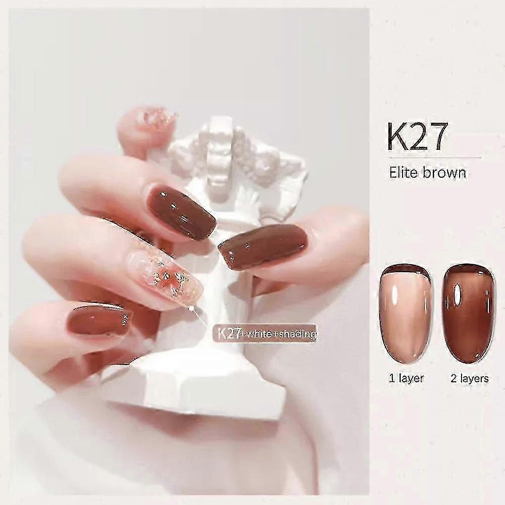 Crystal Translucent Gel Nagellacke - 8ml Jelly Nagellack für DIY Nagelstudio