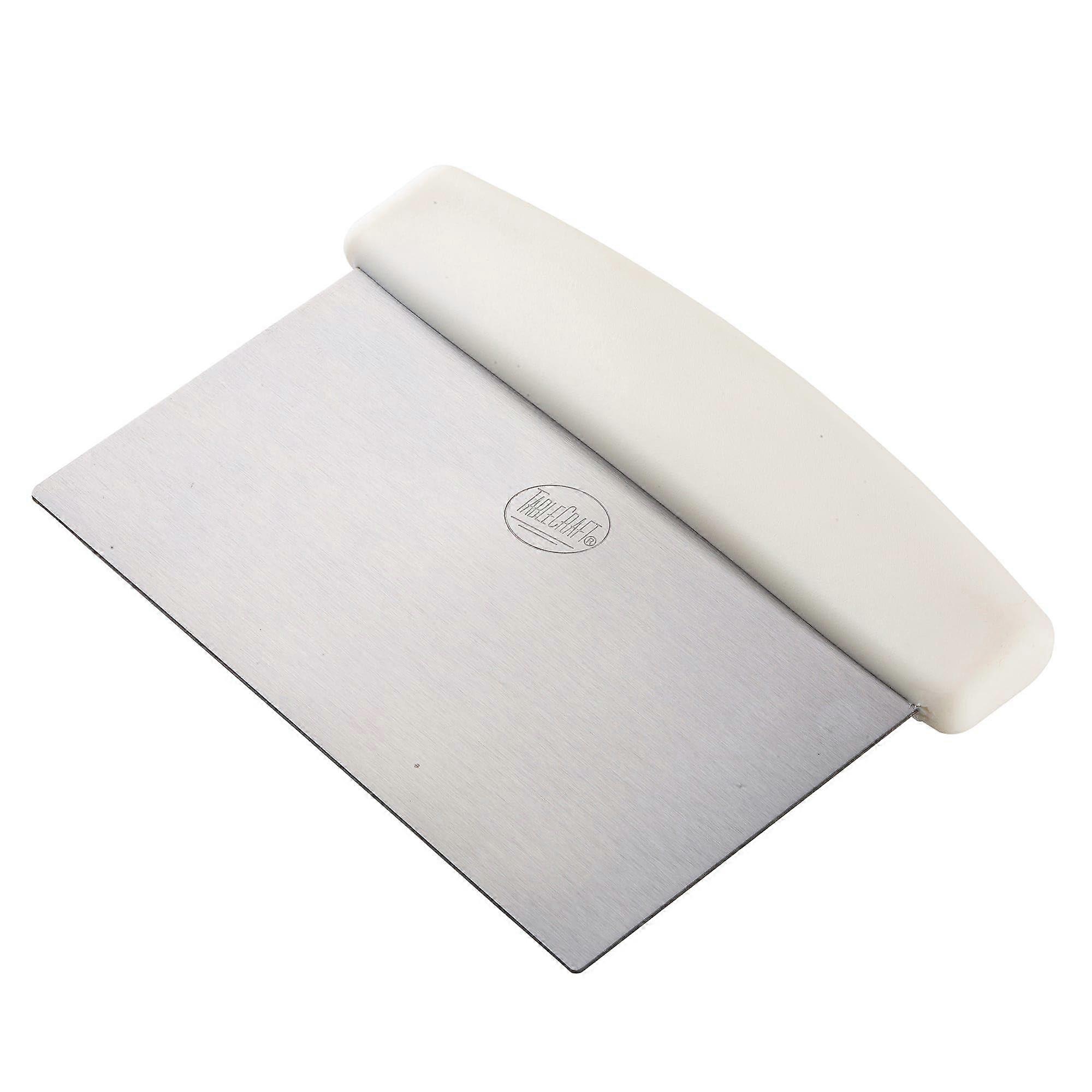 6-Inch Stainless Steel Dough Scraper for Easy Dough Cutting, Baking, and Pastry Preparation