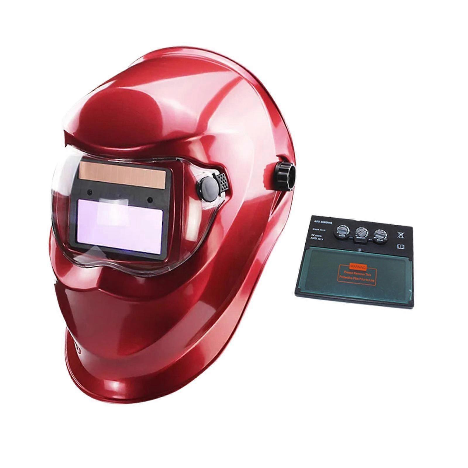 Adjustable Welding Helmet High Temperature Resistant Welding Protector Face Style A
