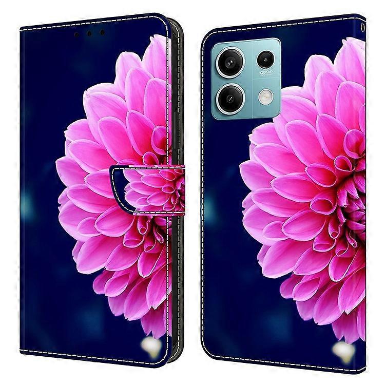 Compatible For Xiaomi Redmi Note 13 5G Anti-Drop Case 3D Pattern Printing Wallet Phone Cover