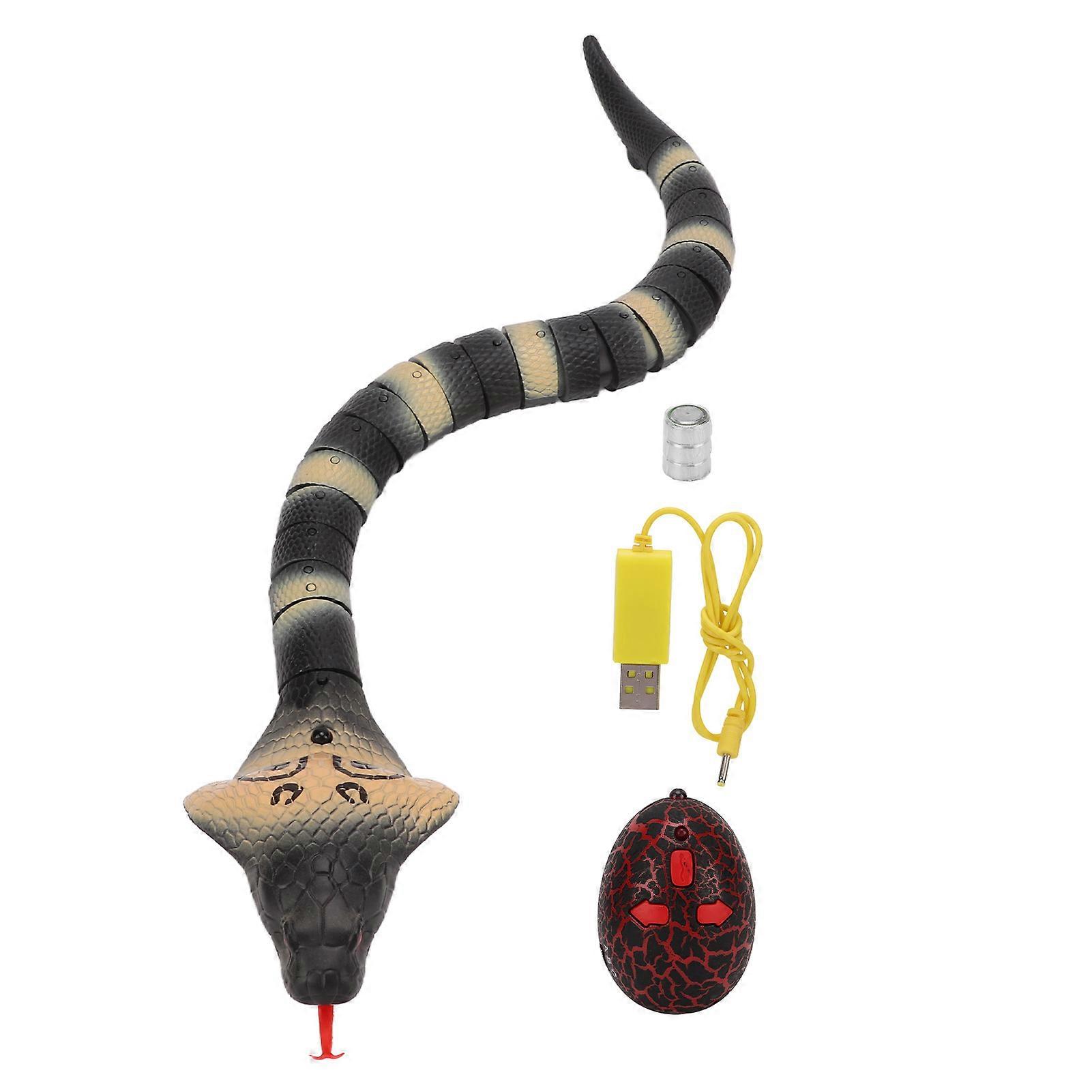 Remote Control Snake Infrared USB Charging Retractable Tail Electric Toy