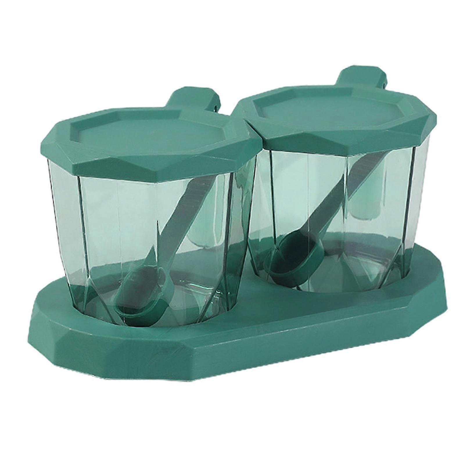 Seasoning Bottle Holder Moisture Proof Large Capacity Foundation Space Saving Transparent Spice Storage Box Spice Jar