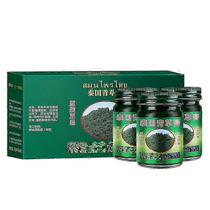 50g * 3個タイ防虫バーム蚊よけクリーム蚊に刺され、仏陀の反虫バーム虎軟膏を塗る