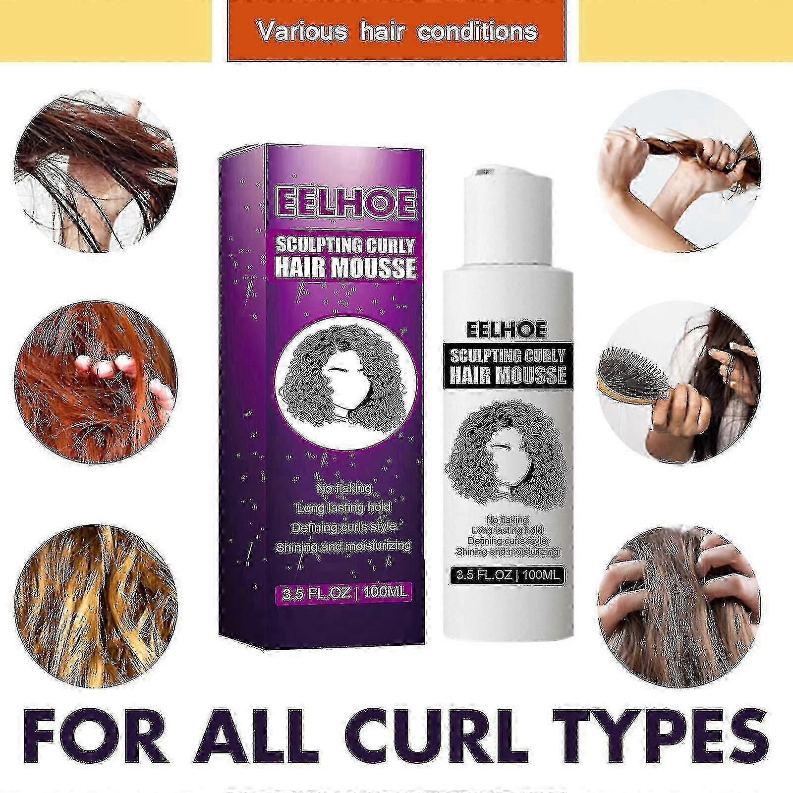 Curl Defining Elastomer Curl Moisturizing Volumizing Styling Hair Treatment Elastome