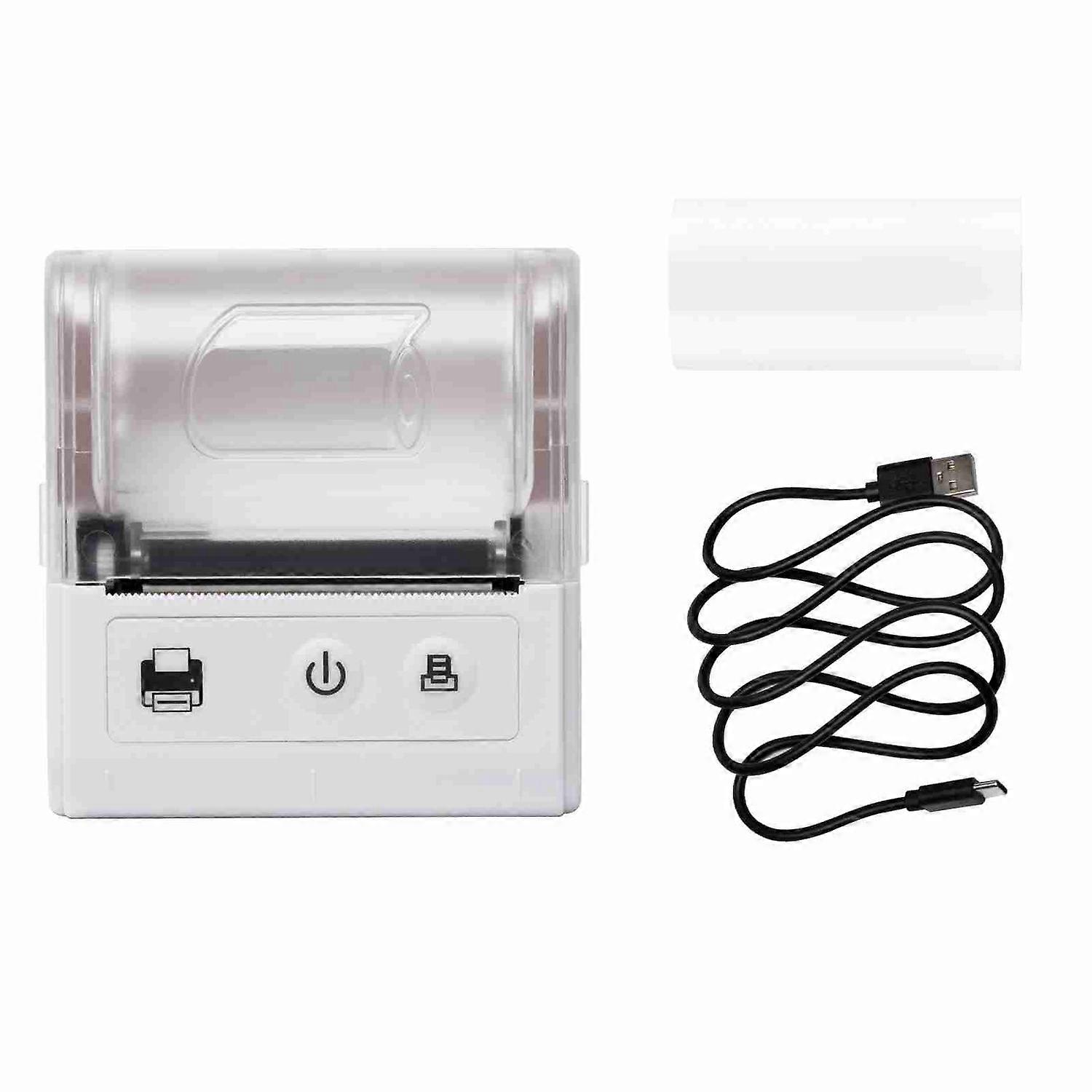 Portable Mini Thermal Receipt Printer USB BT Connection 2 Inches 57mm Wireless Printer High Speed wi