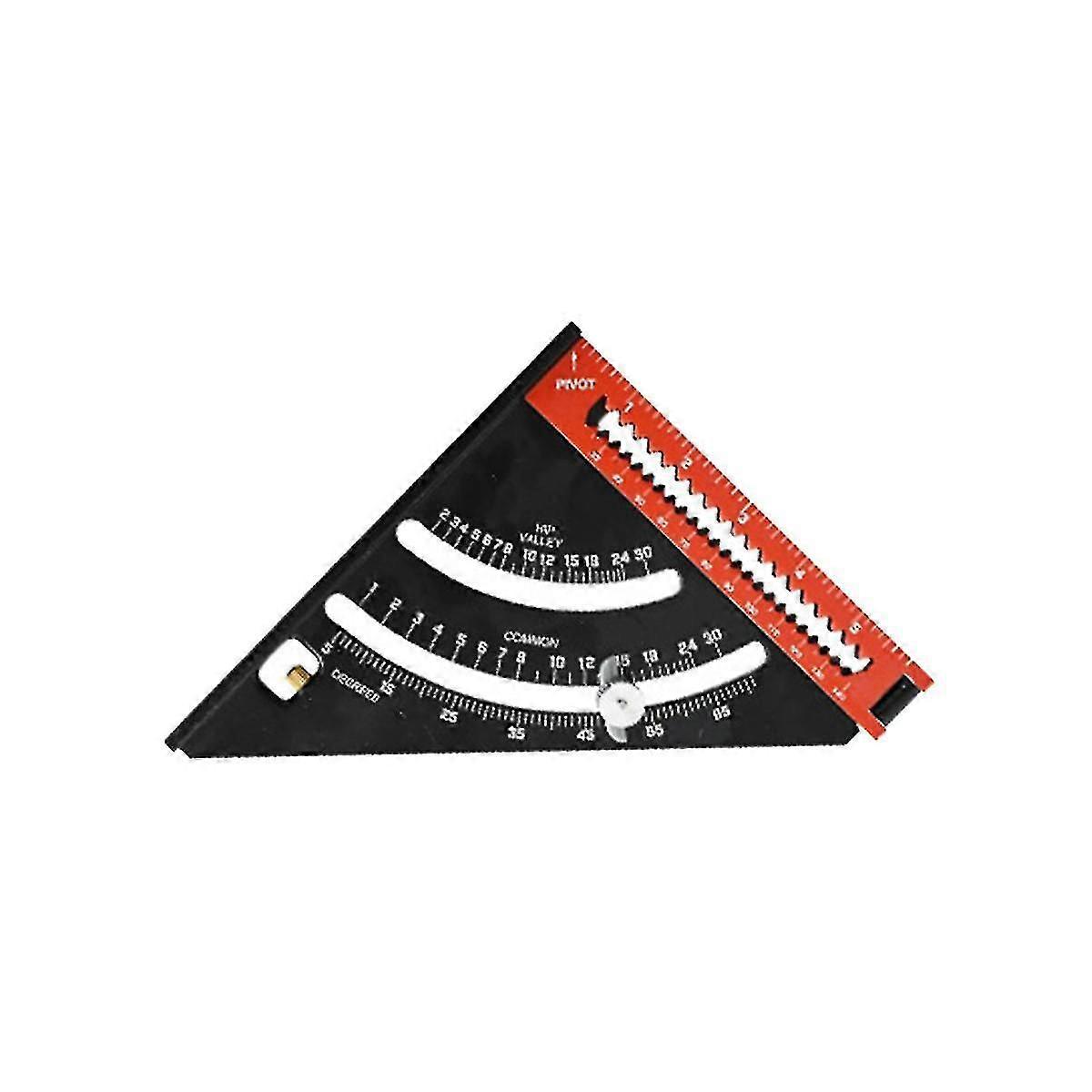 Folding Tri Squ Ruler Tool Metal 2-in-1 Extendable Layout With Gon