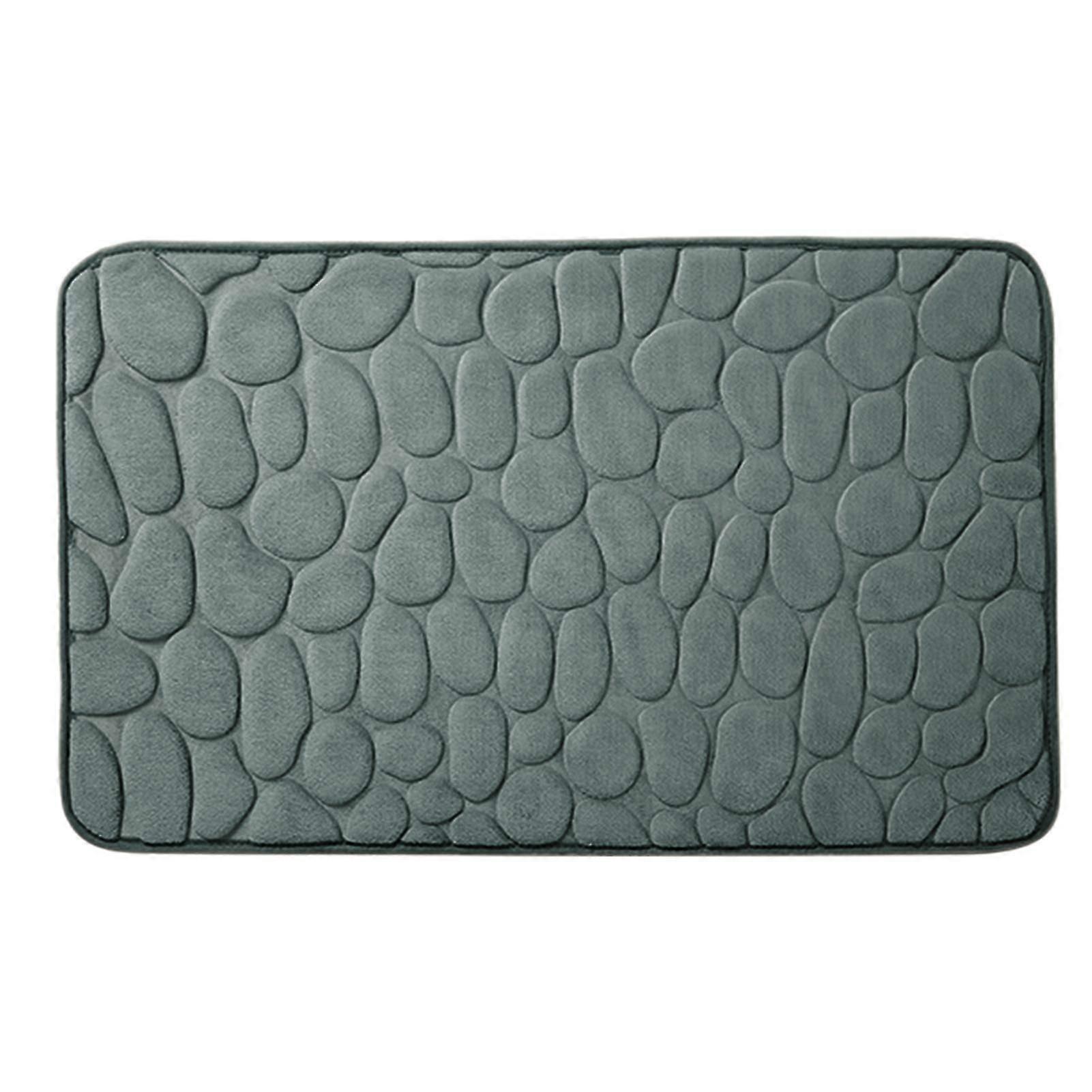 Super Soft Pebble Mat Memory Foam Carpet Absorbent Non-Slip Carpet for Bathroom