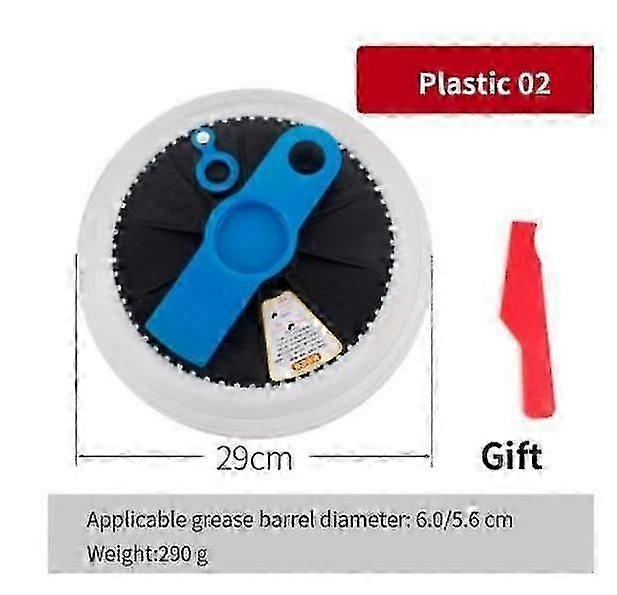 Leak-proof Universal Grease & Oil Suction Pan with Butter Gun Kit, 56/60 Tray