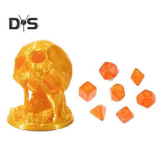 Skull Dice Tower Skull DND Dice Rolling Tower Tabletop RPG Game D&D Dice Jail Accessories Role Playing Dice Tower for Home Office Bookshelf Decoration