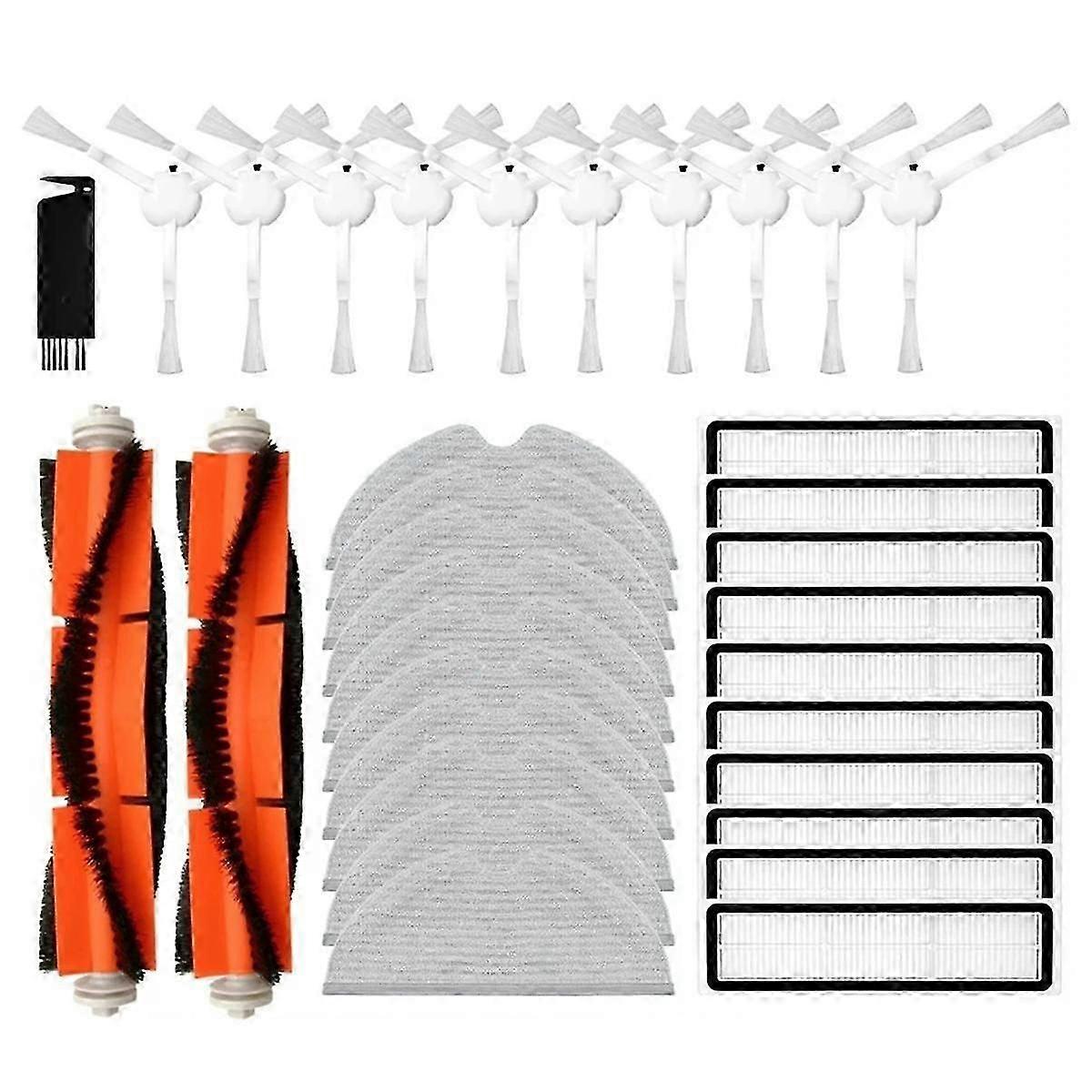 For Bot D9 / D9 Max / L10 Pro / Trouver LDS Finder Parts Roller Side Brush Hepa Filter Mop Cloth Ac DS