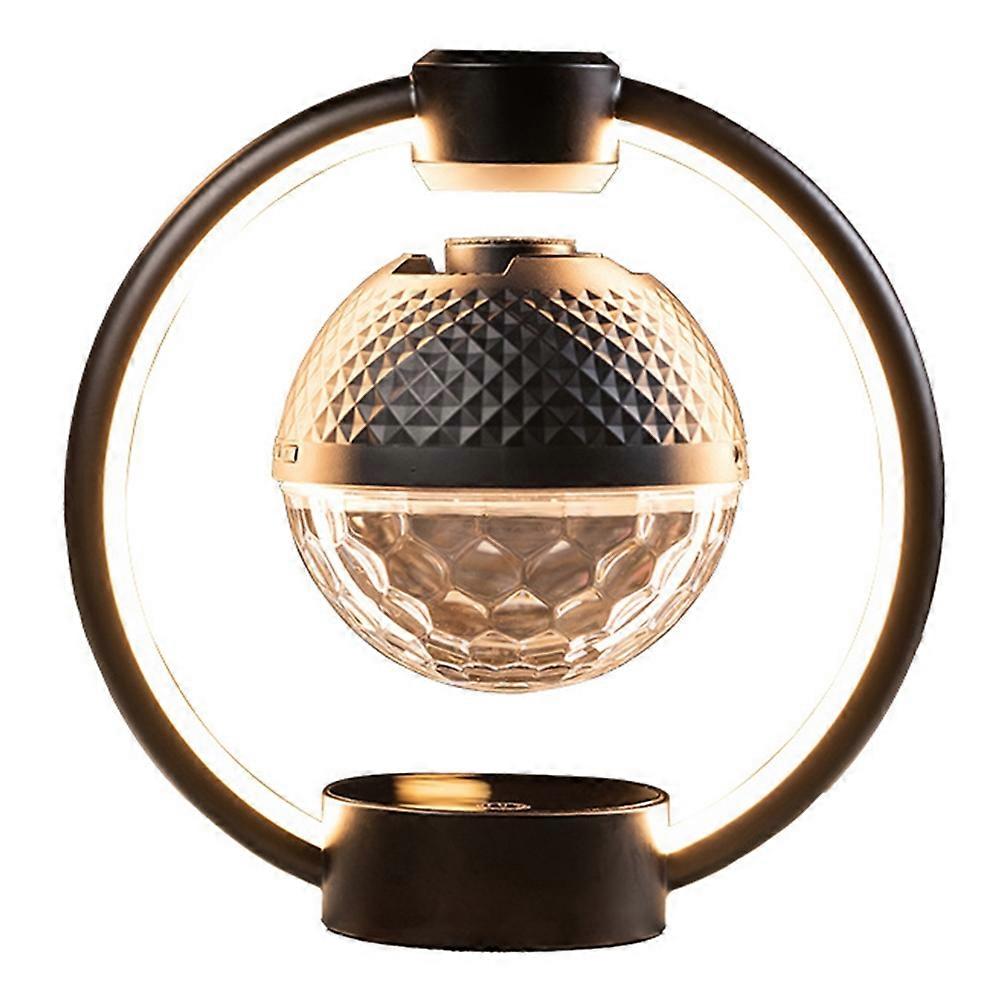 CX-8821 Magnetic Levitation Floating Ball Bluetooth Speaker Dimmable LED Light FM Radio,EU Plug