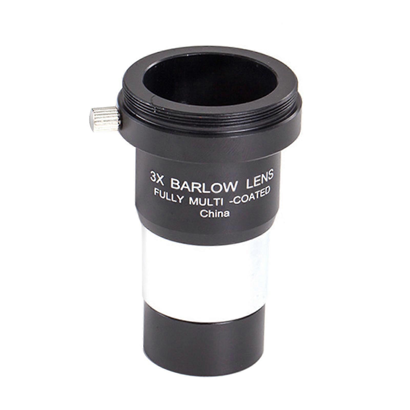Telescópio Barlow Lens 2X 3X 1,25 polegadas M42 Thread Totalmente Metal Multi Revestido Lens