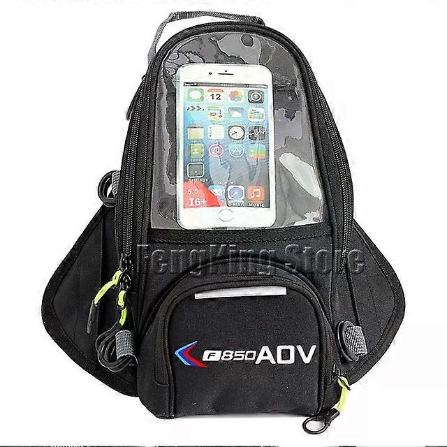 אופנוע מגנטי תיק רכיבה ניווט דלק מיכל תיק מסך גדול תואם F850ADV F850GS ADVENTURE F850GS