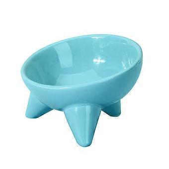 Feed cat food and water bowl sets, tilt raised cat food bowls, ceramic cat food feeding bowls
