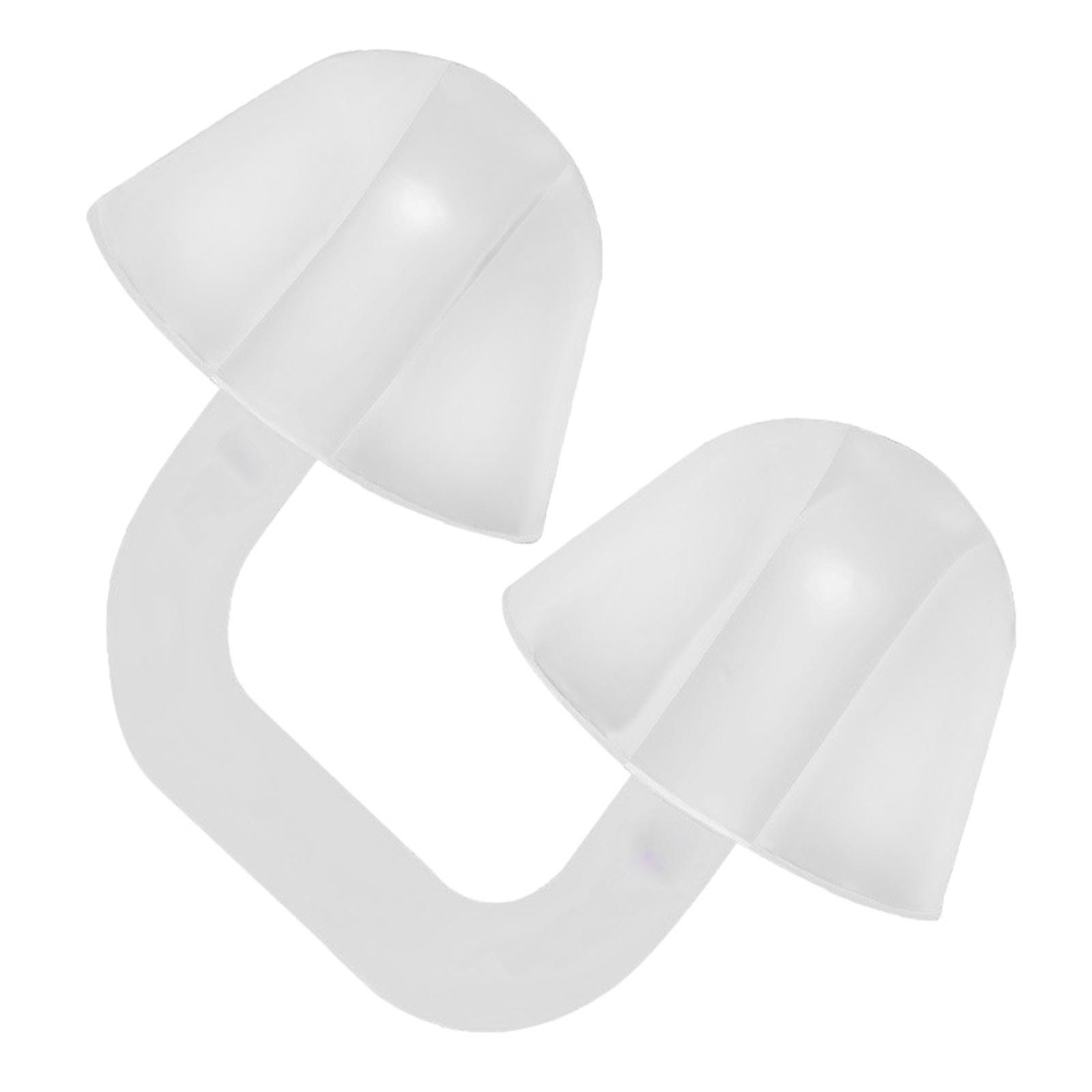 Pince à nez de natation étanche réutilisable pour la natation Plongées Surfs Bouchon de nez de natation Silicone confortable Protecteur de nez transparent