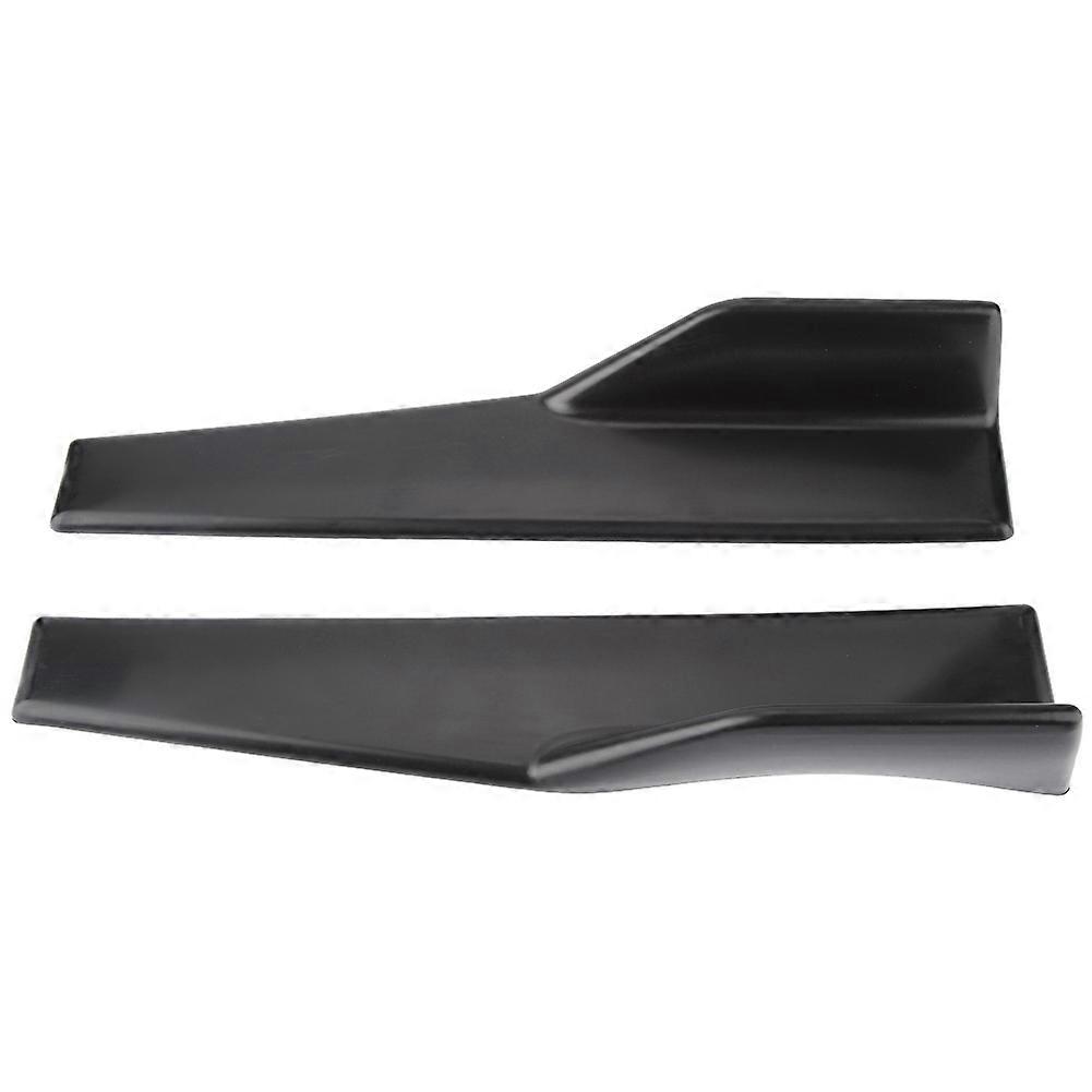 1 Pair ABS Car Side Skirt Rocker Splitters Winglet Shovel Antiscratch Wings