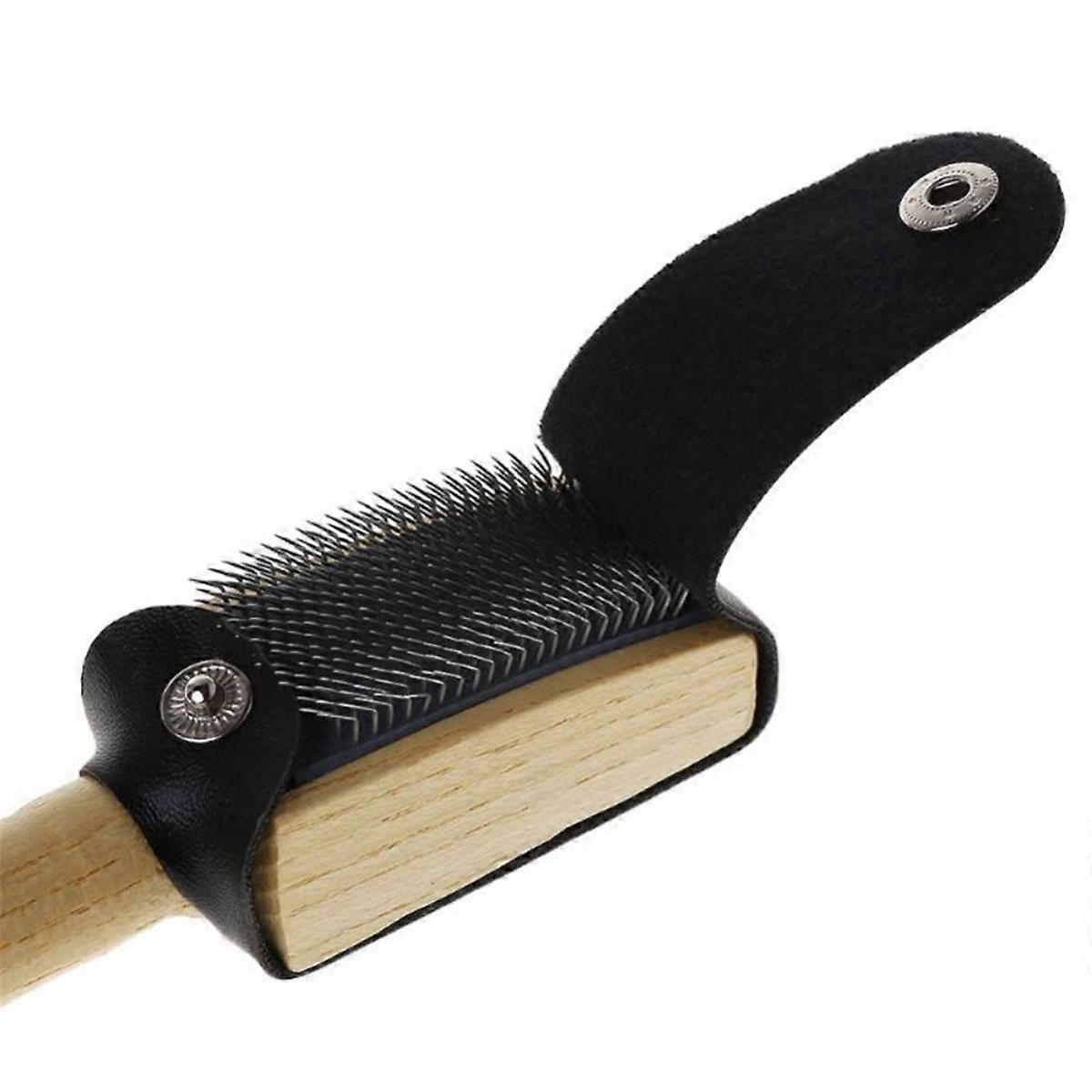 Brosse de nettoyage pour semelles en daim et bois, pour chaussures de danse