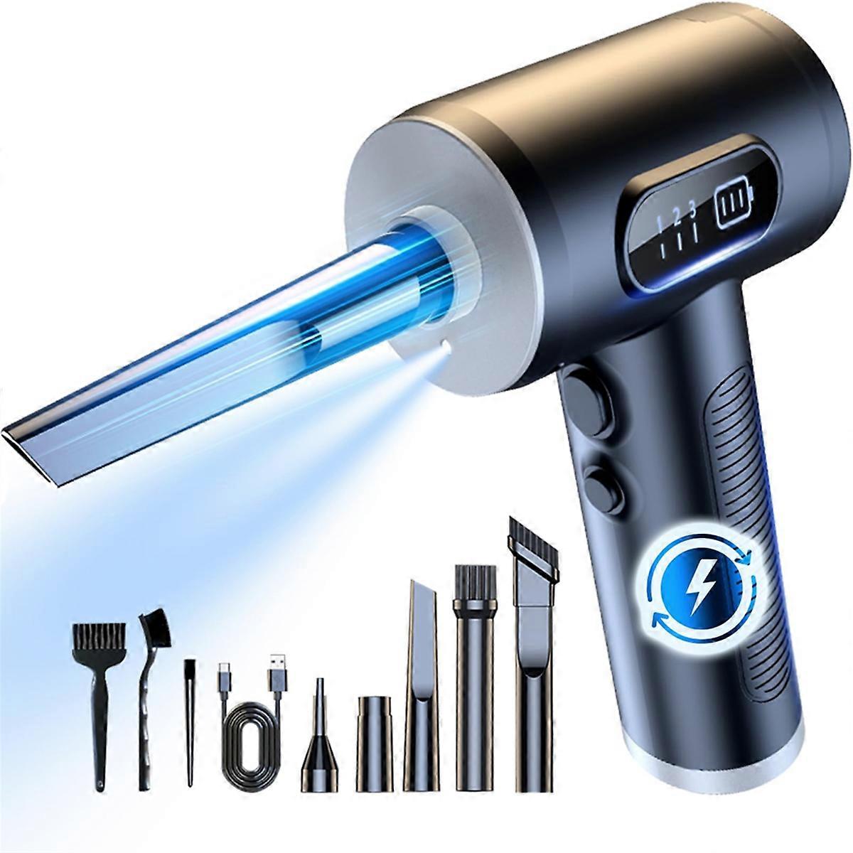 Compressed Air Duster, 3-Gear to 100000RPM Electric Air Duster