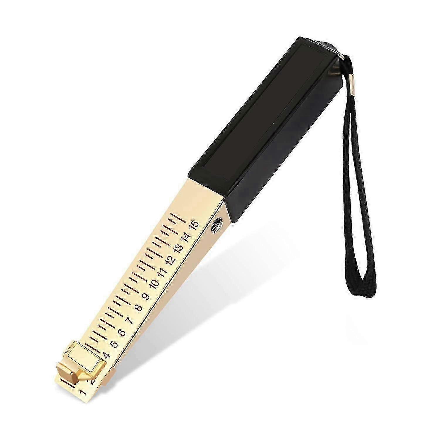 Door Gap Measuring Tool, 1-15mm Fire Door Gap Gauge Checker Tool Engineering Ruler, Feeler Gauges for House Engineering Inspection Flatness Measuring