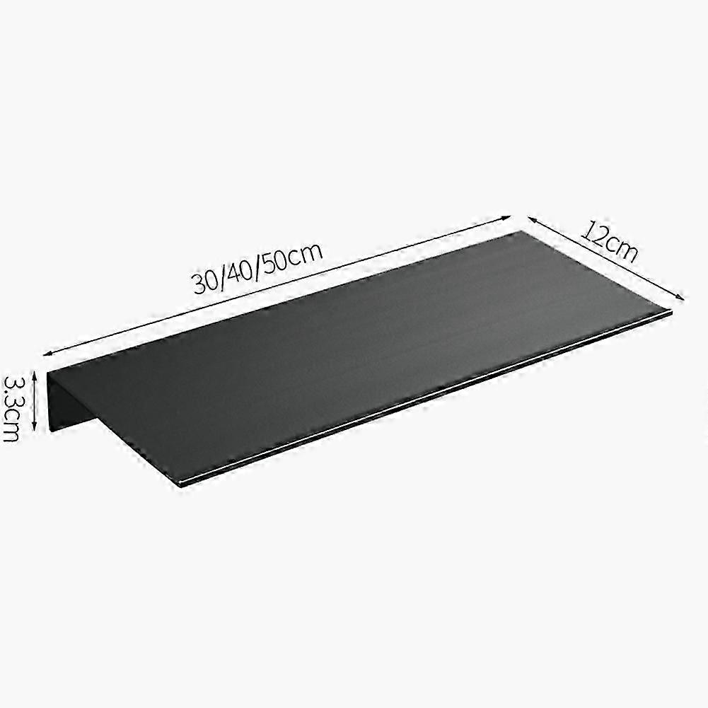 Modern storage stand solid colour storage stand large capacity metal shelf wall display ledge Durable(30cm)