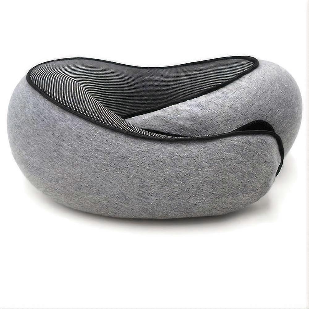Memory Foam Neck Pillow for Traveling on Airplanes and Cars