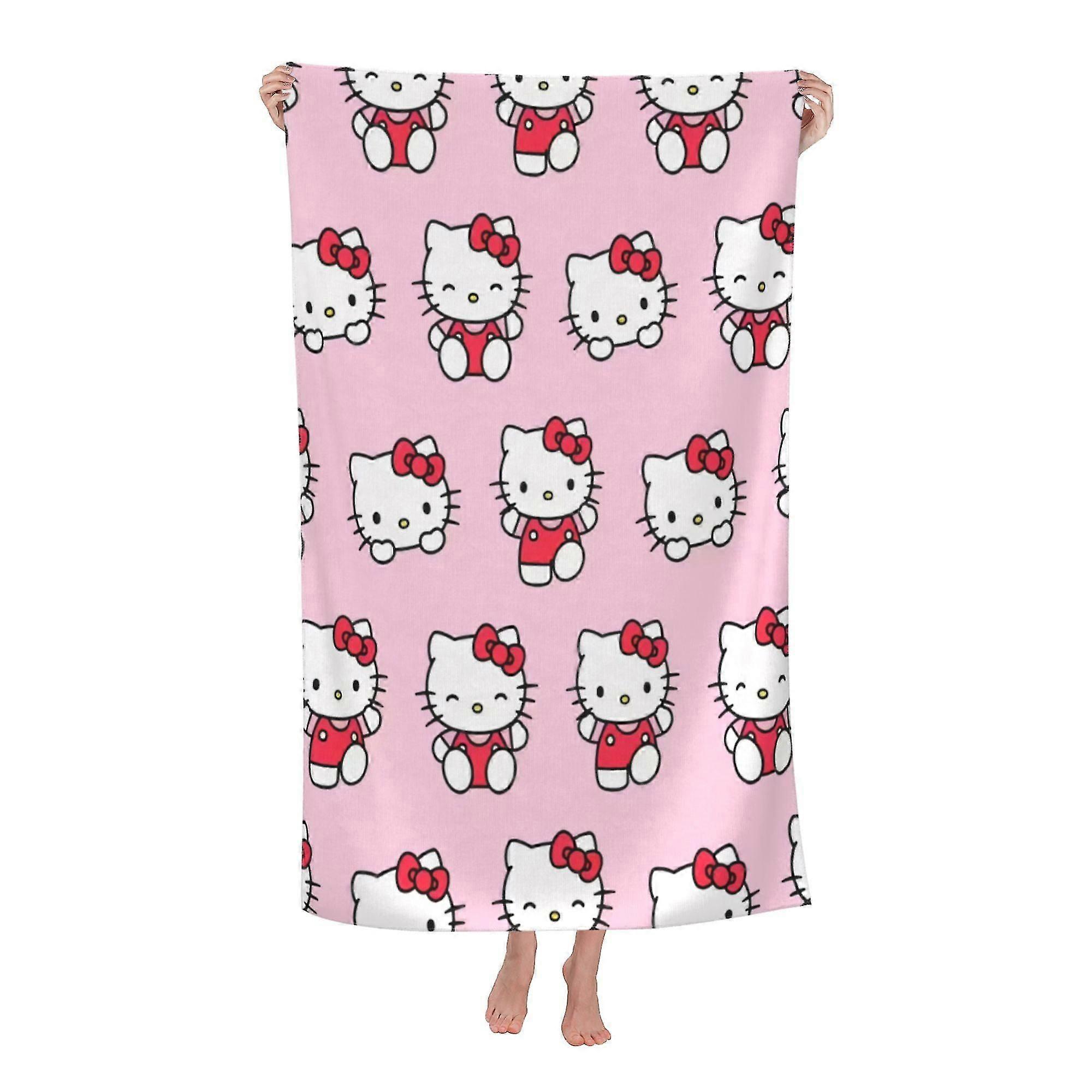 Hello Kitty Beach Towel, Large Microfiber Bath Towel #6uz7