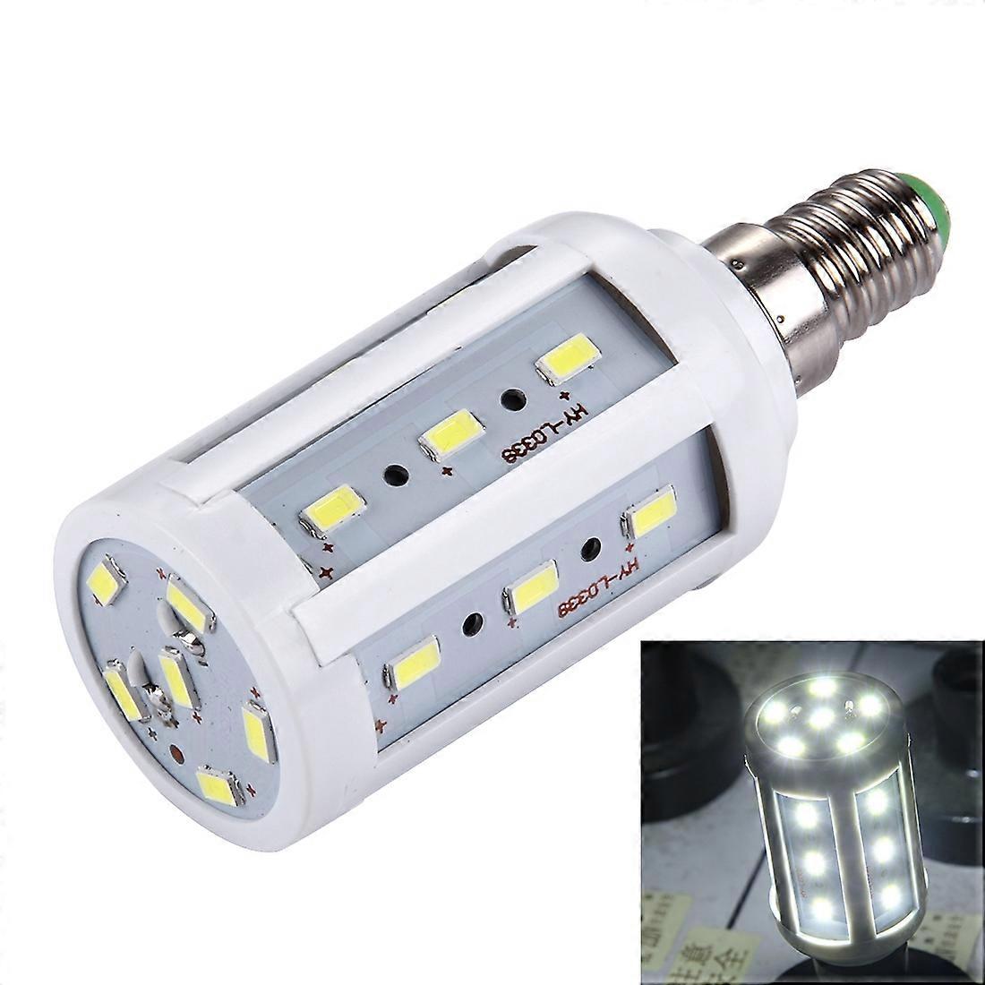 5W PC Case Corn Light Bulb, E14 380LM 24 LED SMD 5730, AC 85-265V