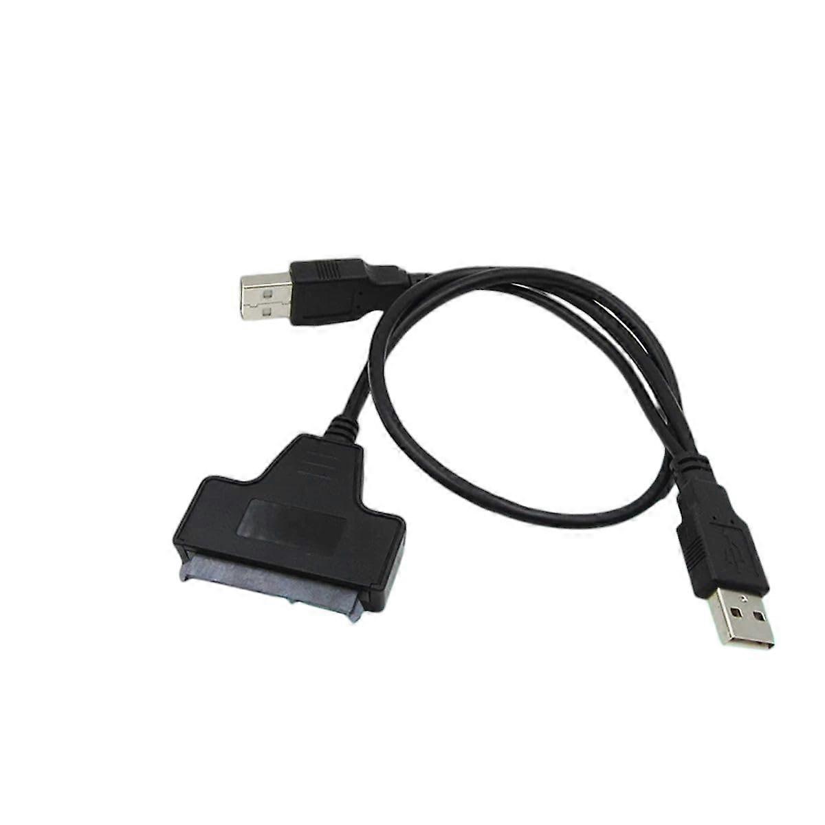 USB2.0 To SATA 15+7 Pin Cable Adapter For 2.5 Inch HDD SSD With Indicator, DIY Electronics