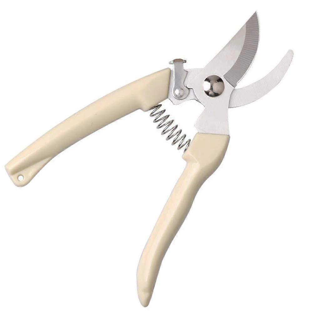 White Garden Shears for Fruit Picking and Pruning Regenerated Branches