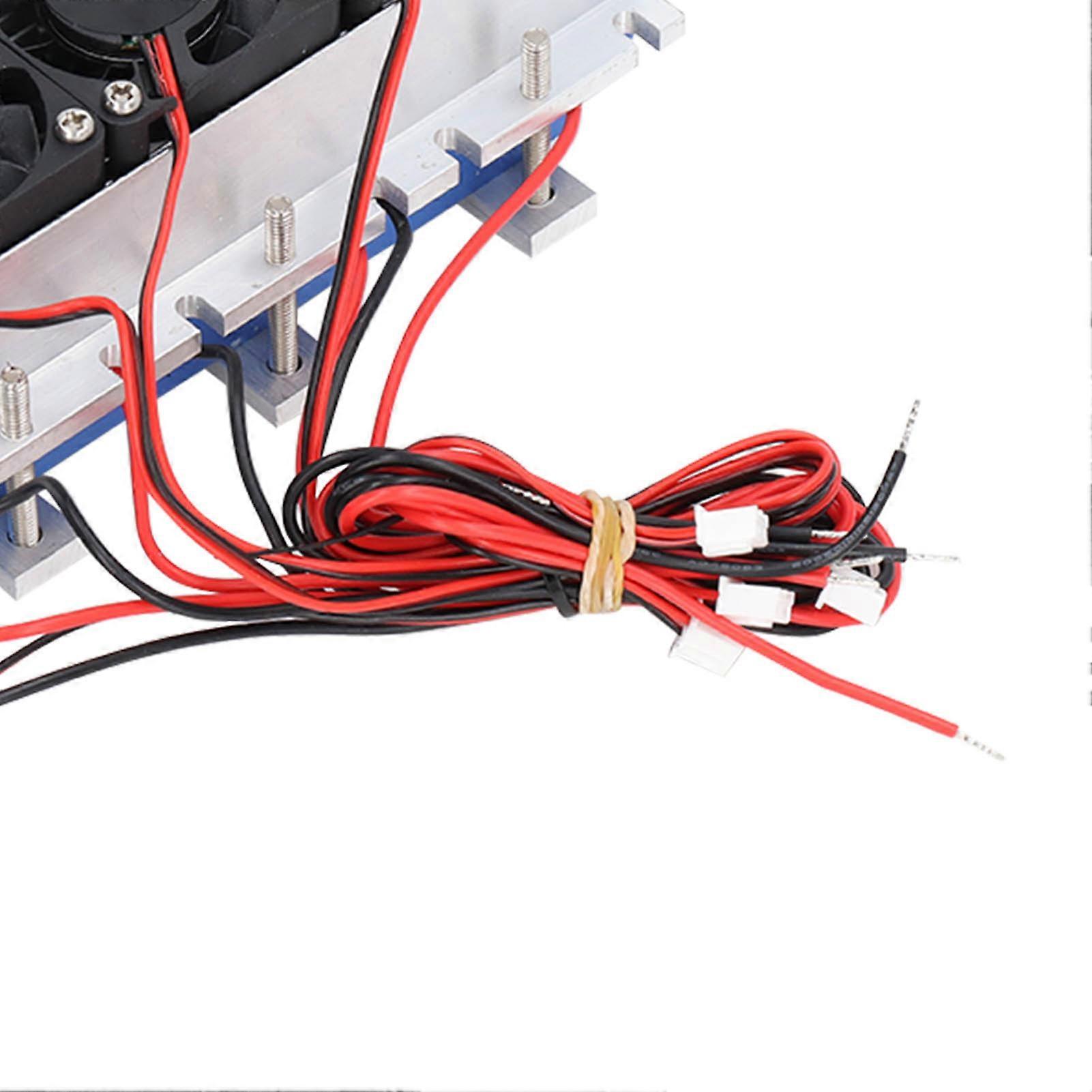 High Speed Refrigeration Module, 4-Core Air Cooling Module for DIY Semiconductor DC 12V 30A