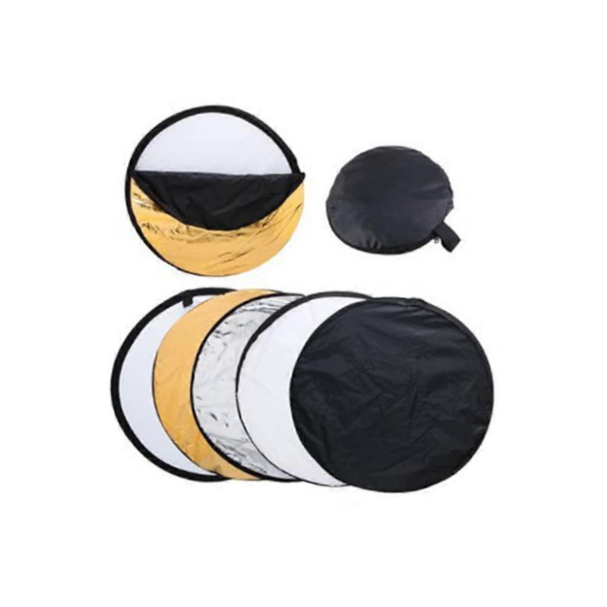 Foldable Light Reflector 80cm Round Photo Reflector Kit for Studio Photography