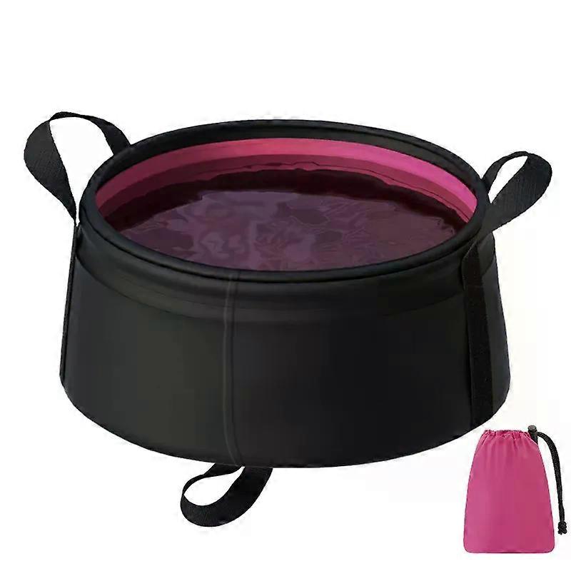 Portable Collapsible Sink 8.5L - Foldable Travel Basin for Outdoor,Camping, Hiking, Feet Face Dishes, Lightweight & Compact