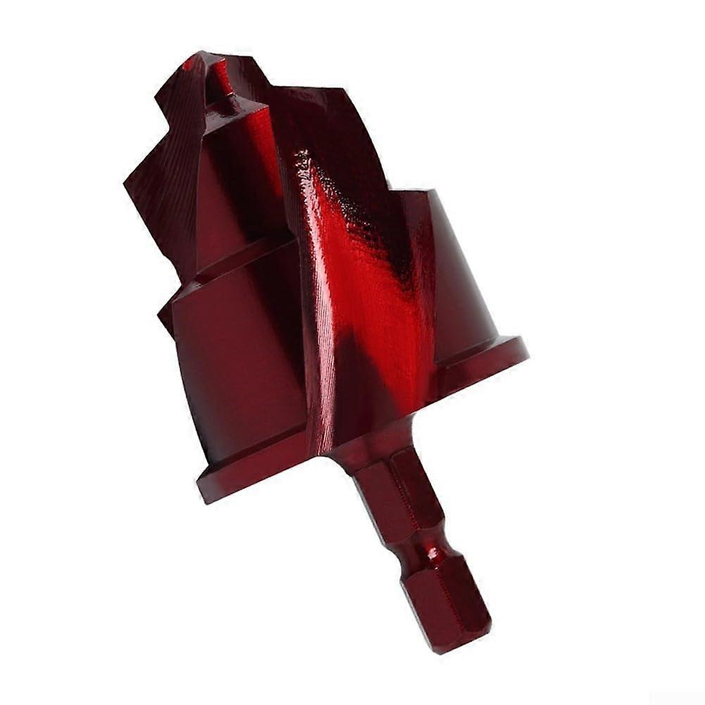 1Pc 6.35mm 1/4' Hex Shank Drill Bits, High Speed Steel Quick Change Hex Drilling Bit Jobber Drill Bits, Three-edged Spiral Groove PPR Drill Bit(32MM)