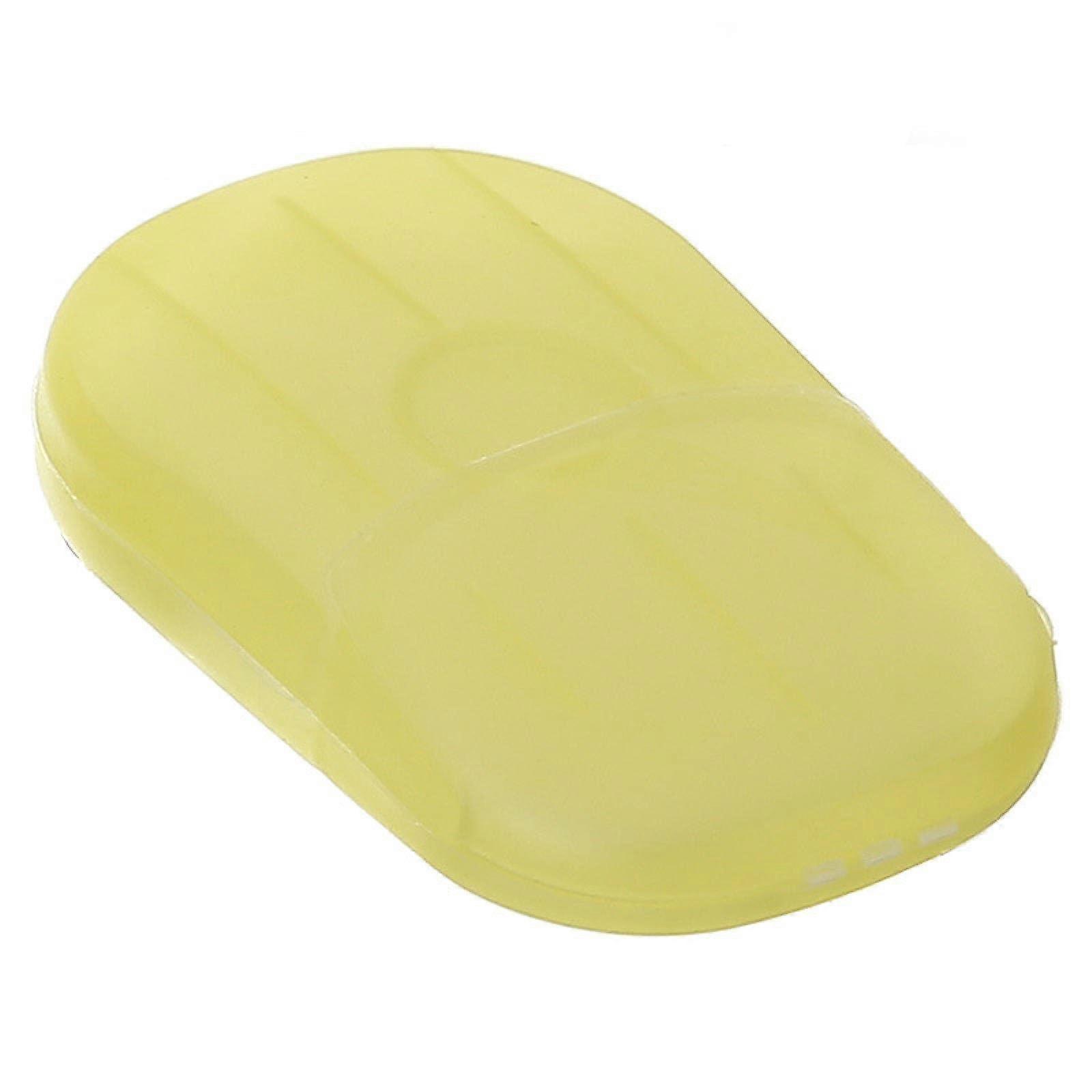 Disposable Soap Sheets Pack with Compact Travel Case, PlantBased Formula, Yellow