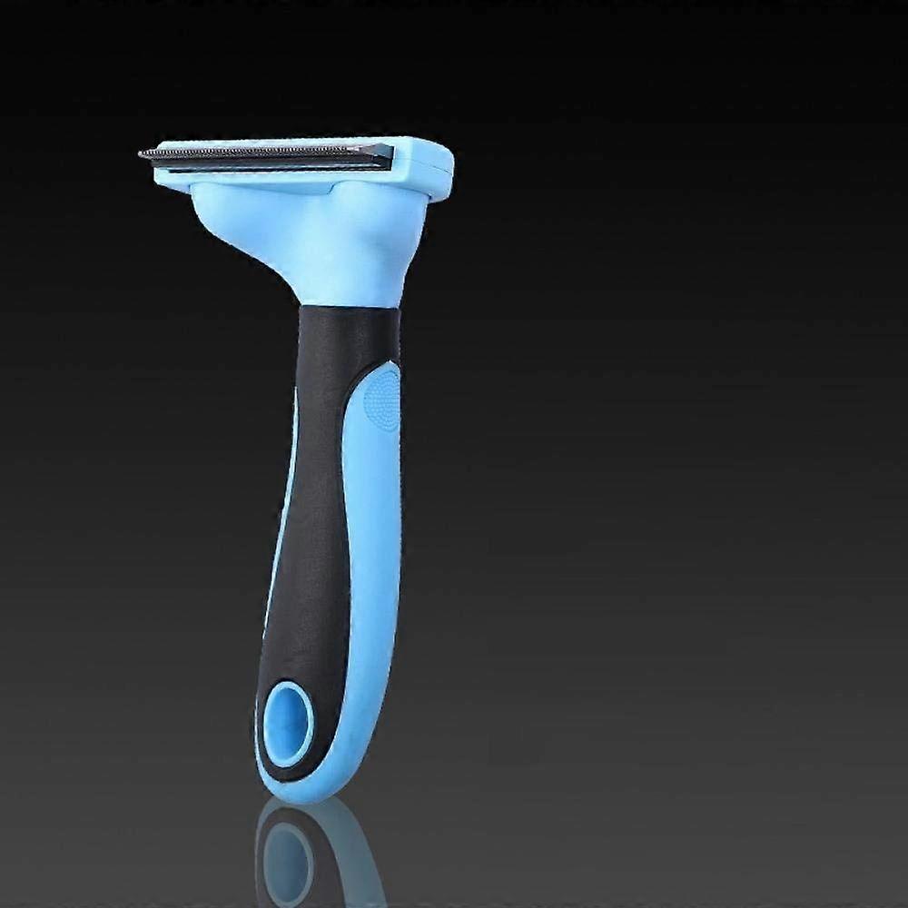 Pet Comb M Combs Dog Hair Remover and Cat Grooming Brush 2Pcs Detachable Clipper Attachment in Blue