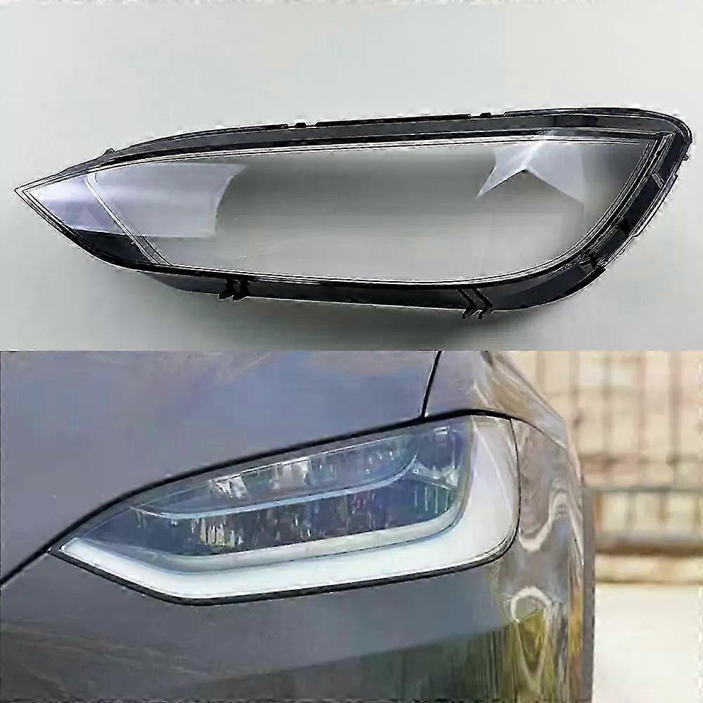For Tesla Model X 2016-2023 Front Headlamps Cover Transparent Headlight Shell Lens Plexiglass Replace Original Lampshade