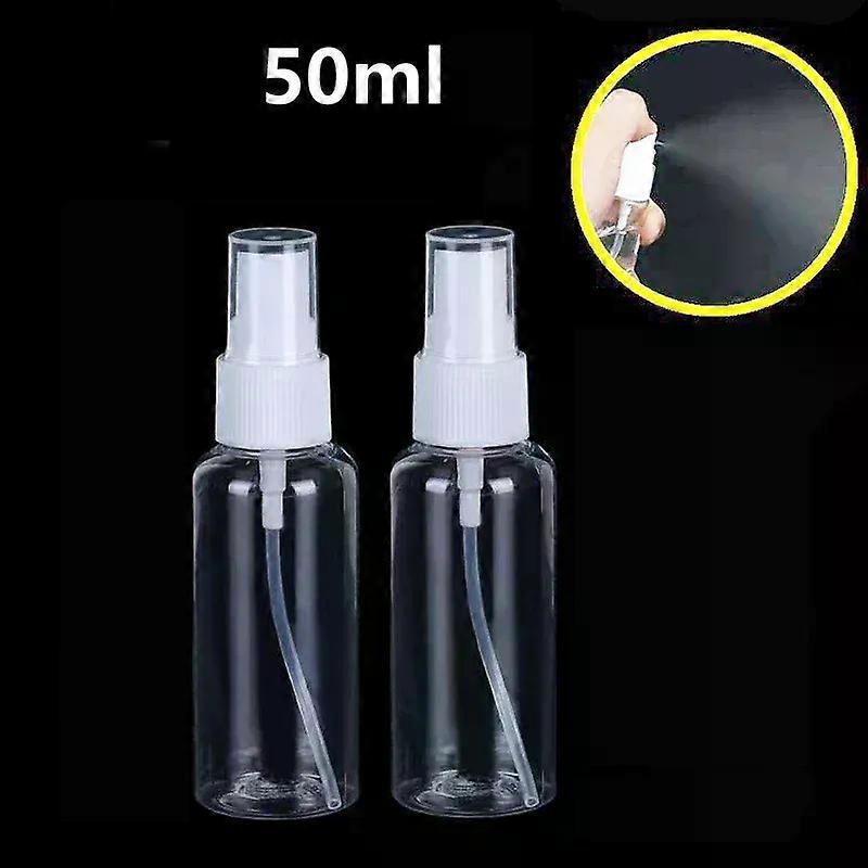 Fine Mist Clear Spray Bottles Refillable Vials Travel Perfumes Reusable Empty Plastic Alcohol Spray Bottle