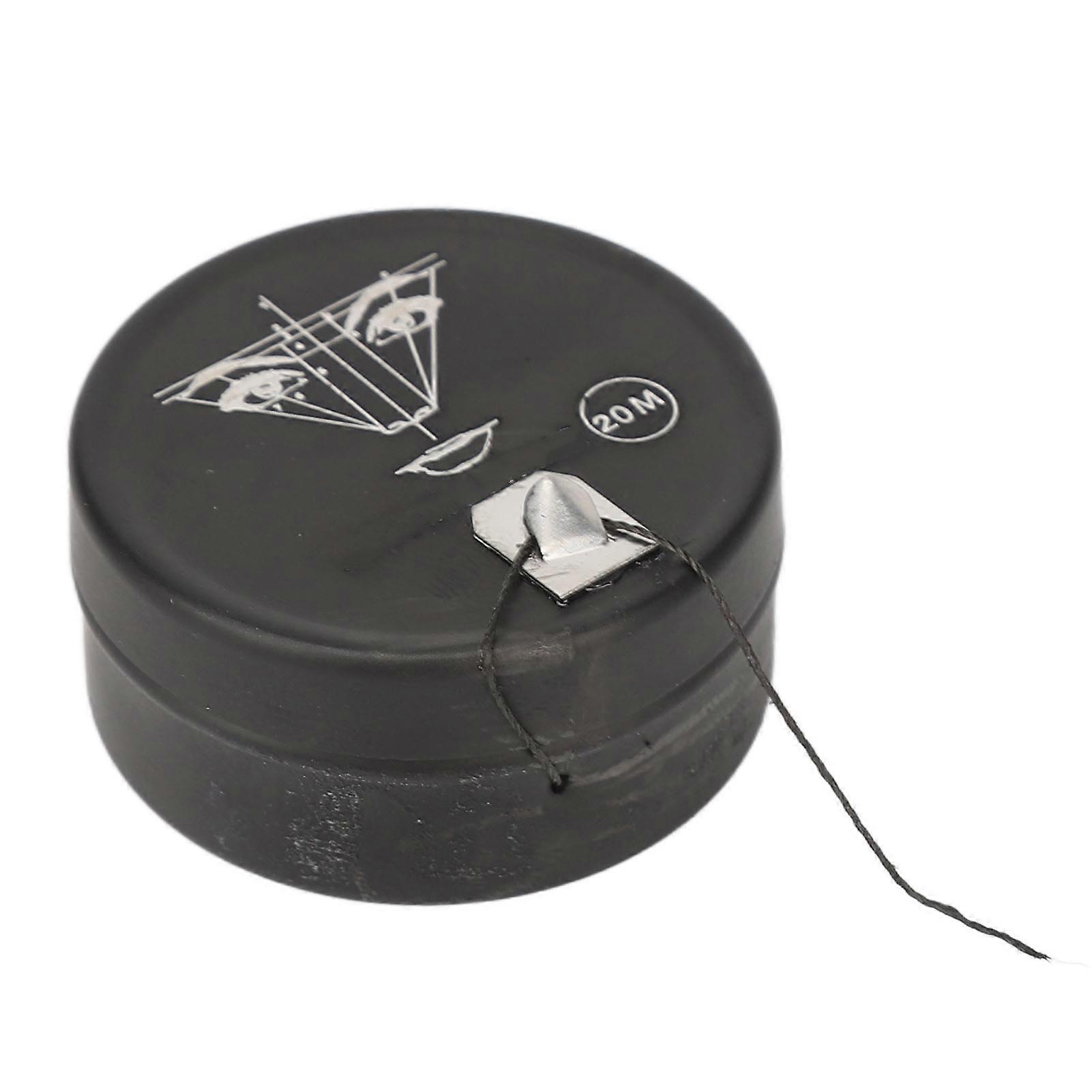 65.6ft Pre Inked Brow Mapping String Professional Beauty Salon Makeup Microblading Marking Thread Black