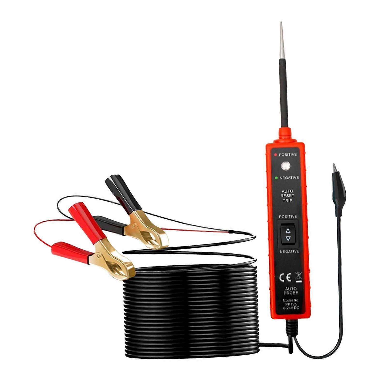 Car Circuit Tester Read AC DC Resistance 16ft 12V Auto Electrical Tester Kit