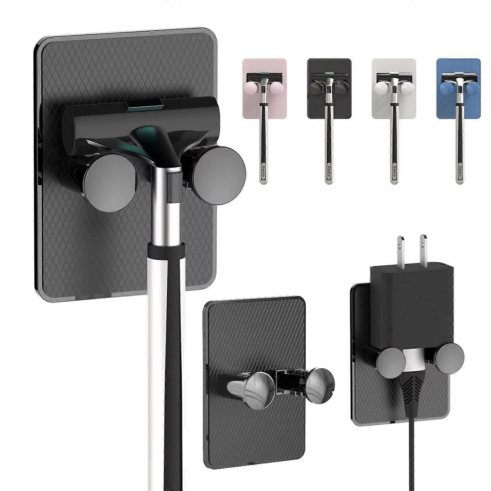 3pcs /Pack Wall-Mounted No-Drill Shaver Organizer Manual/Safety Razor Hook