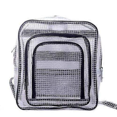 Anti-Static Clear PVC Backpack for Cleanroom Use, 15.7 Inch Tool Bag, 40cm x 35cm x 15cm, Durable Engineer Storage