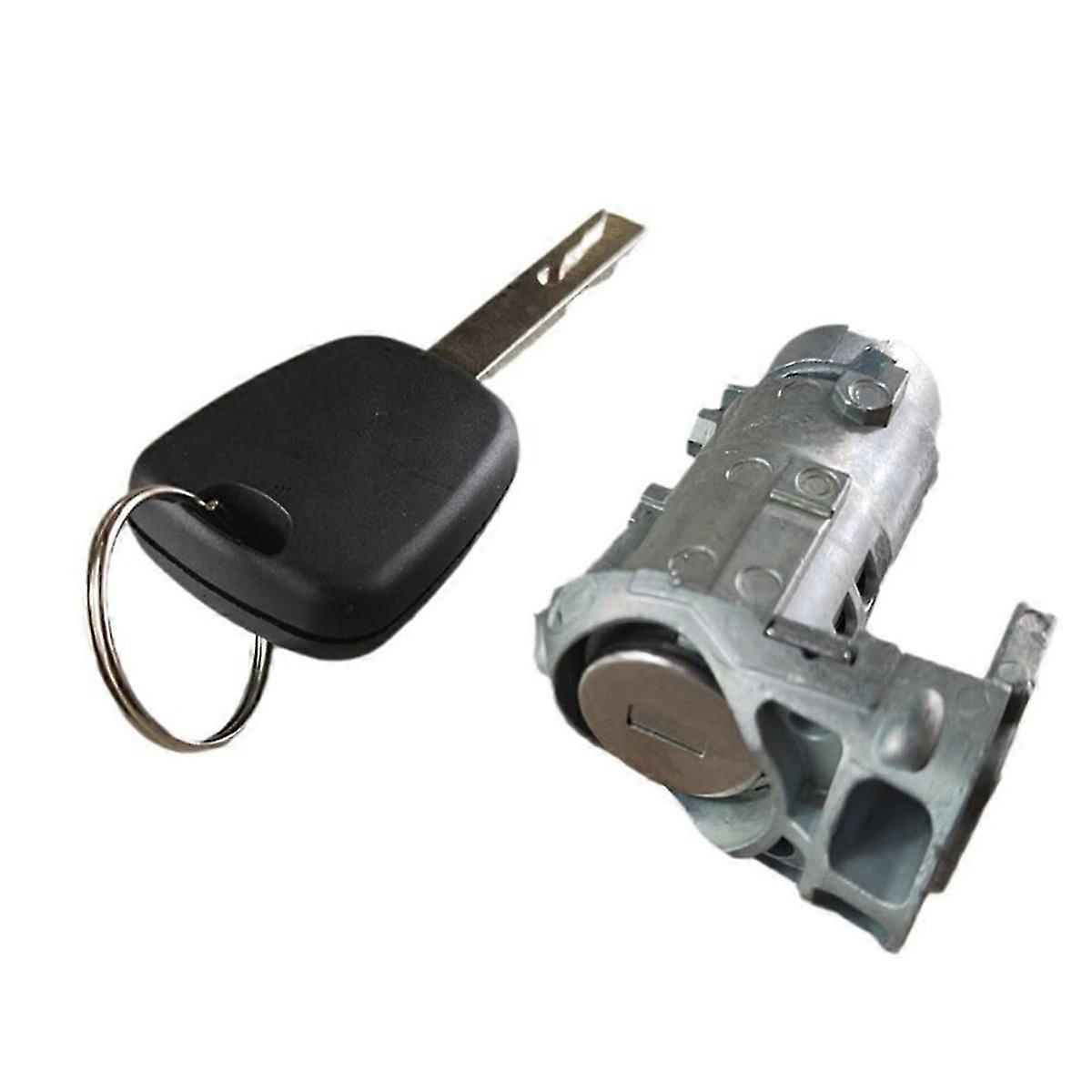 Car Front Left Door Lock Cylinder with Key 7701209836 for Fluence Kangoo Master III Trafic III III