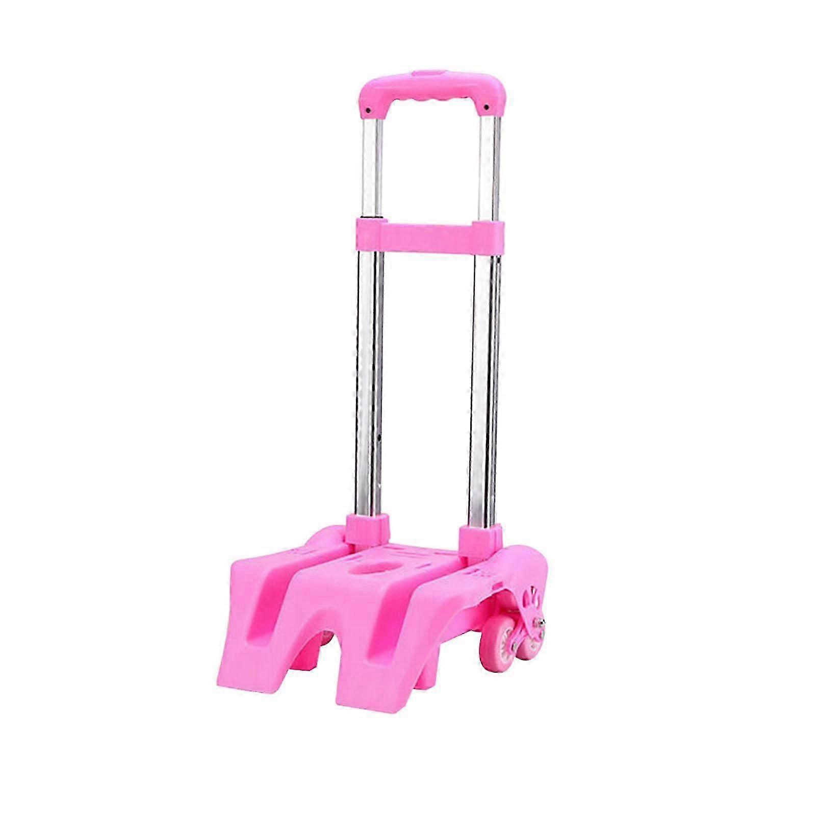 Aluminum Alloy Compact Folding Cart with 6 Wheels for Easy Shopping and Transportation