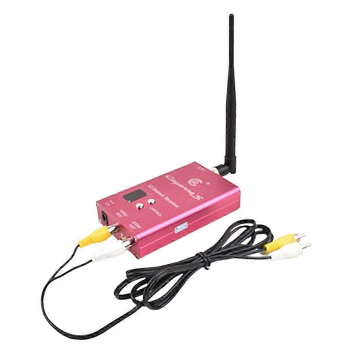 1.2G 8W High Power Wireless Analog Video Transmitter 12CH Receiver FPV Transmission System for RC M