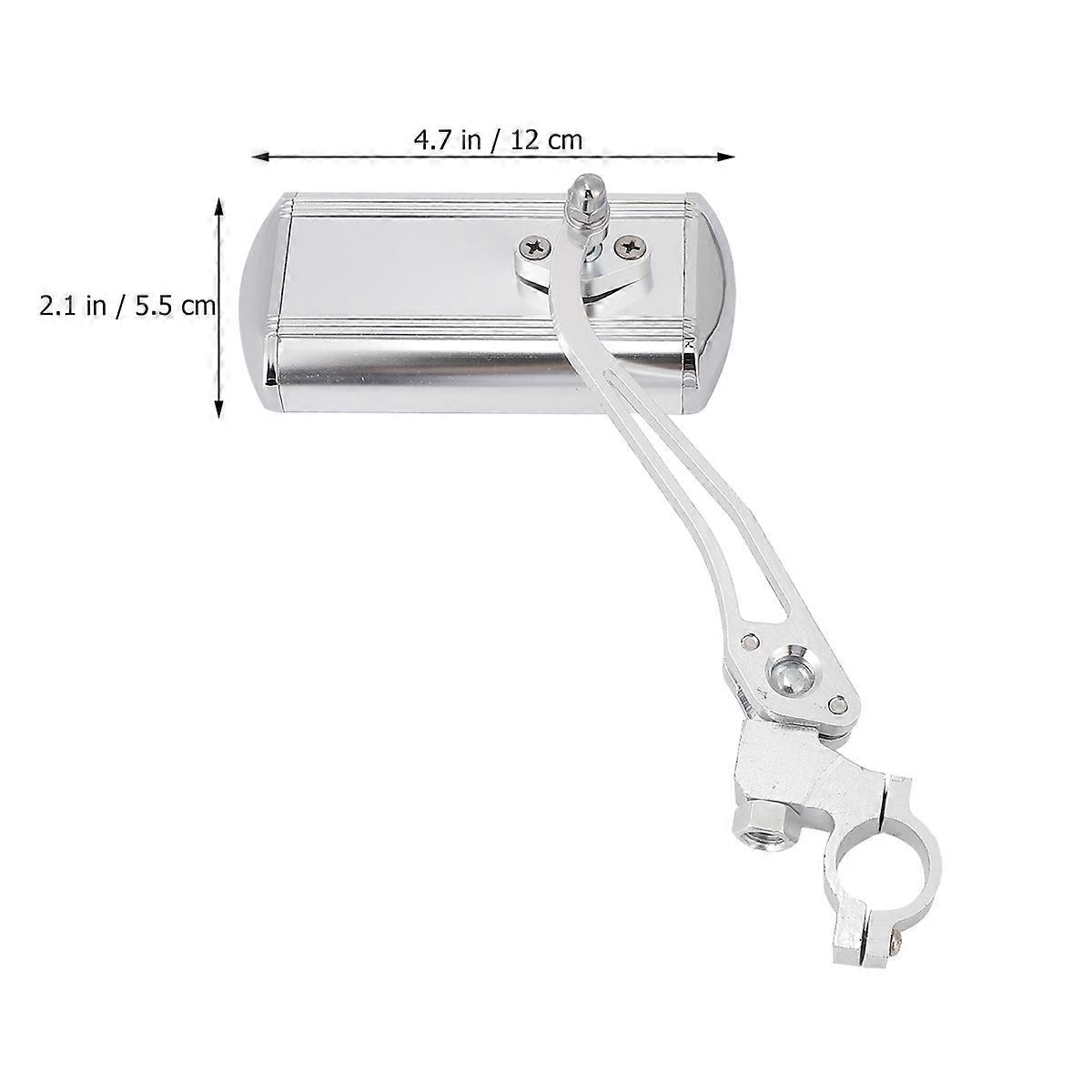 Wide-angle Rearview Accessory for Bicycles with Durable Finish, Perfect for Trails