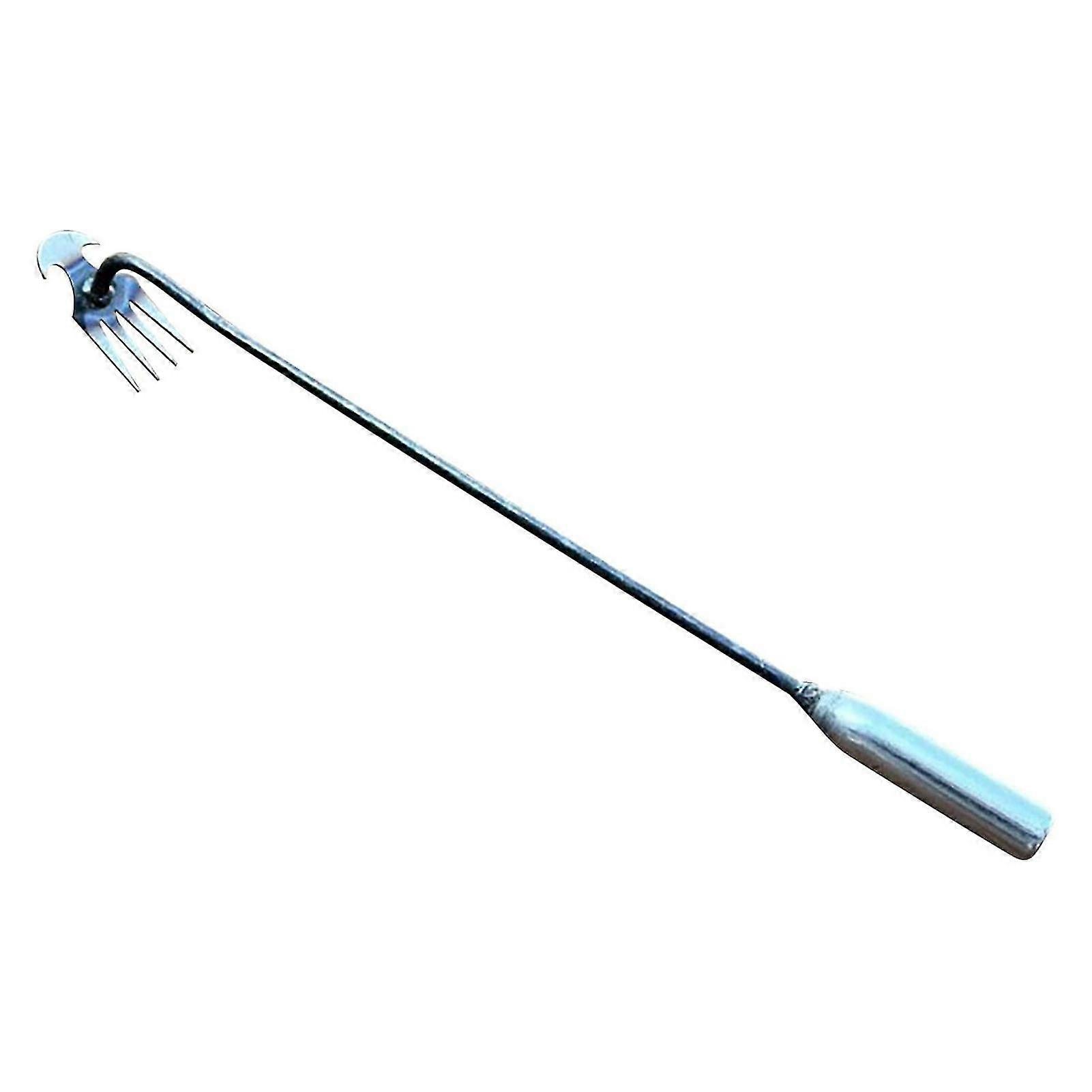 4 Teeth Weeding Tool with Long Handle Reusable Lightweight Planting Supplies for Soils Loosening