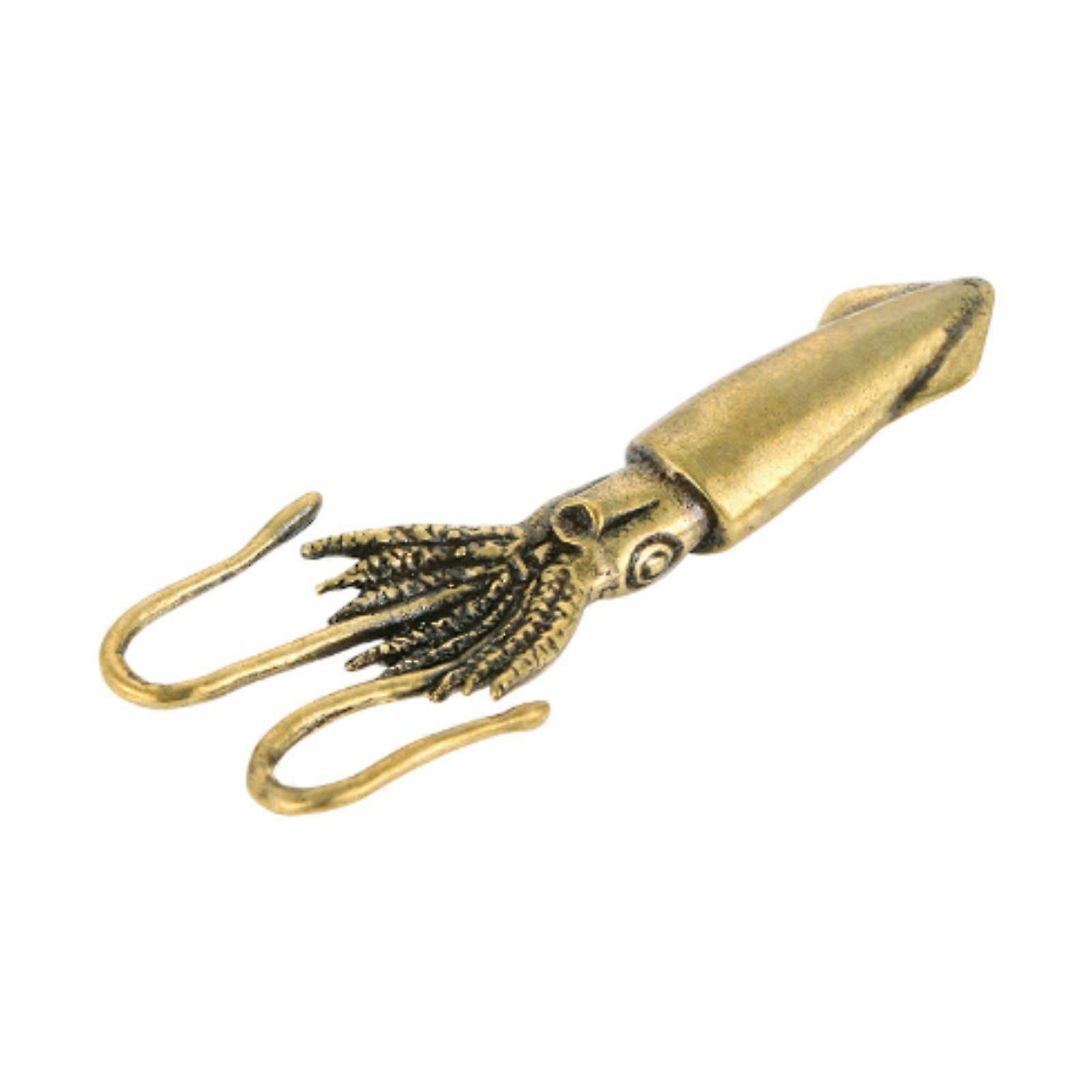 פליז דיונון דיונון תה חיית מחמד זעיר אספנות מתנה לשולחן ביתי משרדי