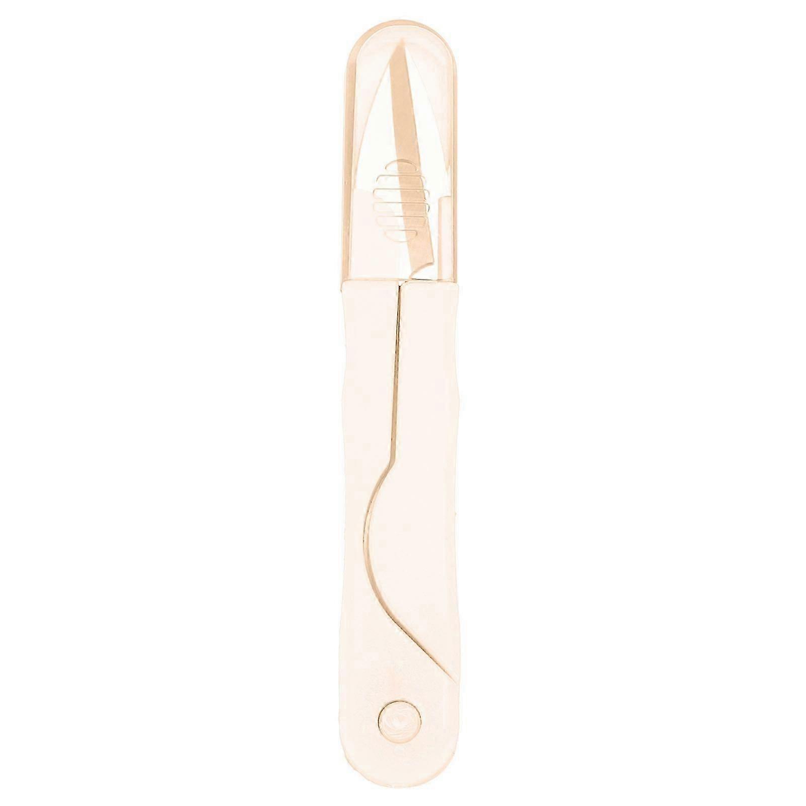 Thread Snip Mini Portable Thread Thread Thread Nähschere mit Deckel für Haushaltsnähen DIY CraftWhite