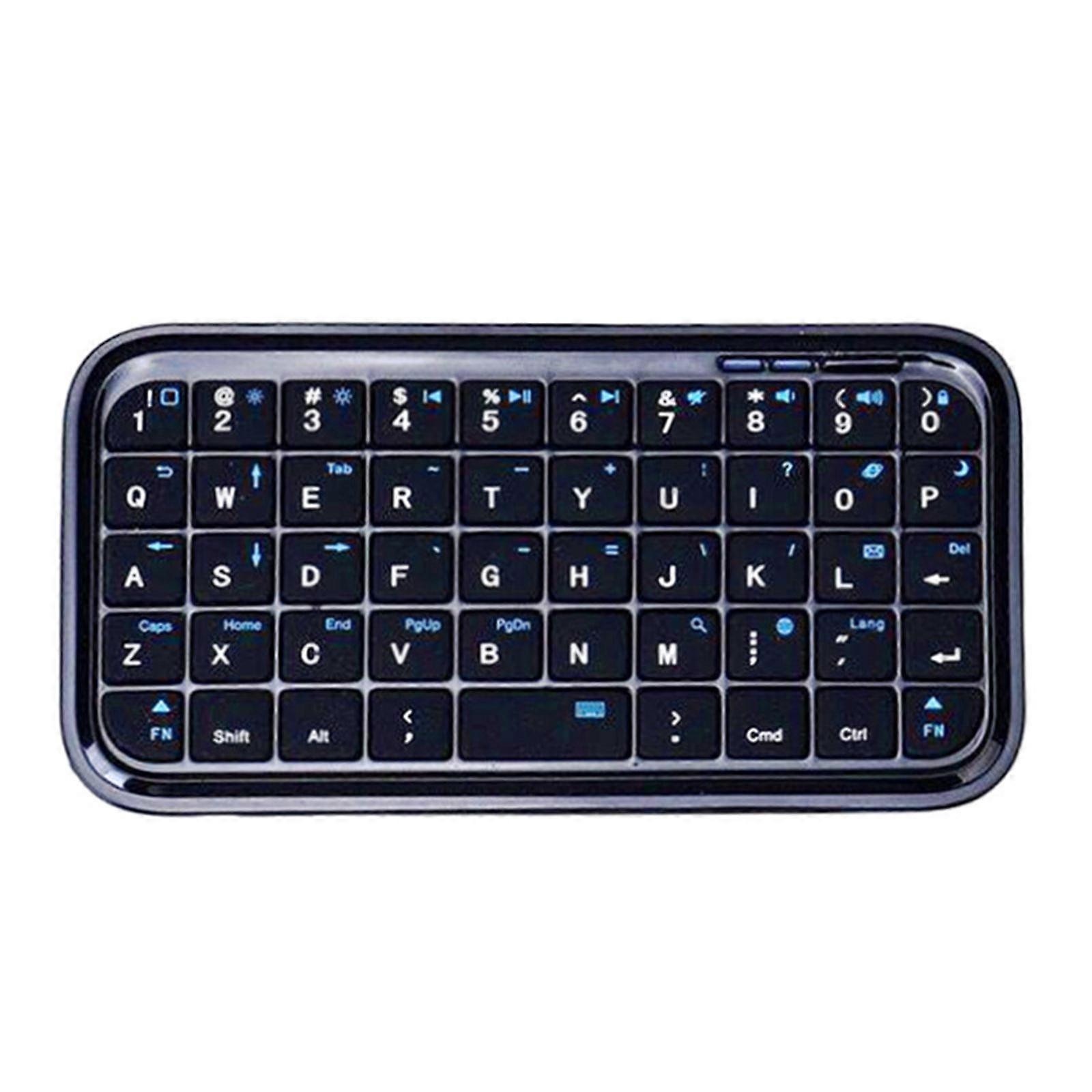 Portable Bluetooth-compatible Keyboard Pocket Wireless Keyboard for Computer Laptop PC Notebook Tablets Smartphones